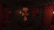A piglin brute in a bastion (Image via Minecraft)
